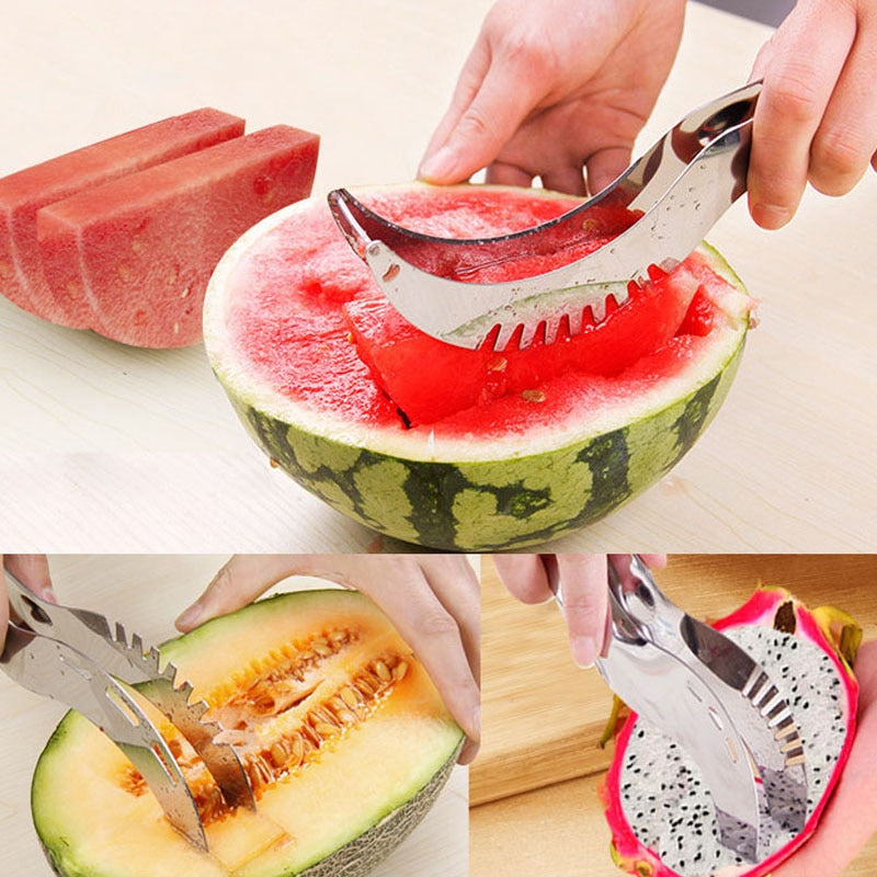 304 Stainless Steel Watermelon Artifact Slicing Knife Knife Corer Fruit And Vegetable Tools kitchen Accessories Gadgets